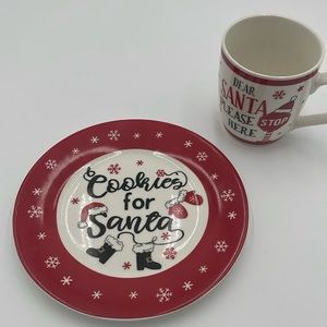 SCM home Christmas Mug and Plate